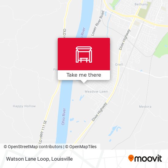 Watson Lane Loop map