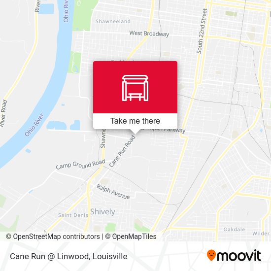 Cane Run @ Linwood map