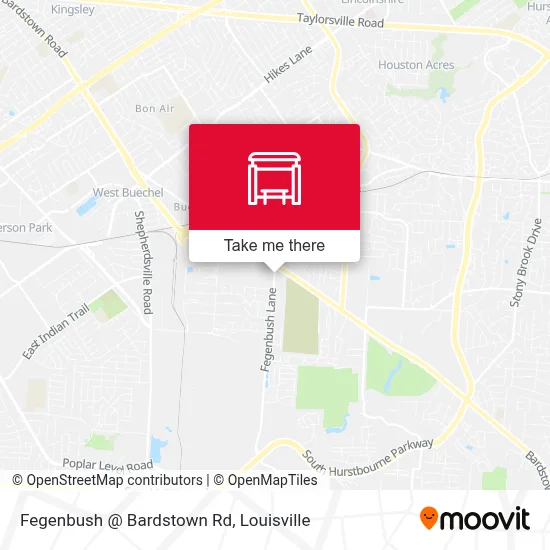 Fegenbush @ Bardstown Rd map