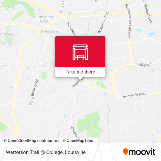 Watterson Trail @ College map