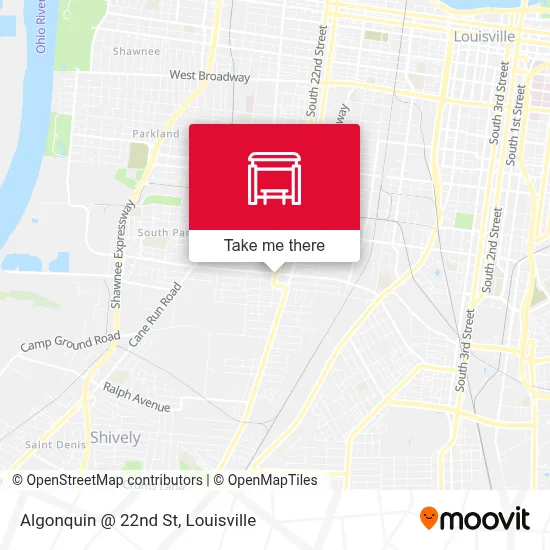 Algonquin @ 22nd St map