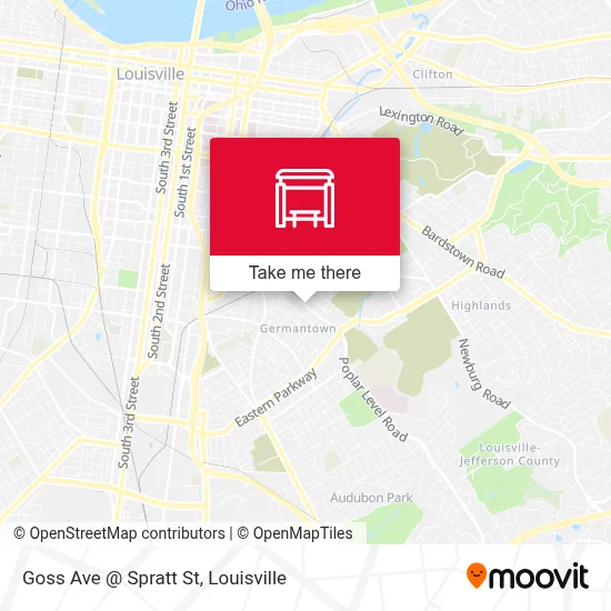 Goss Ave @ Spratt St map