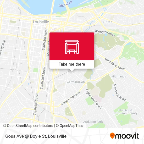 Goss Ave @ Boyle St map