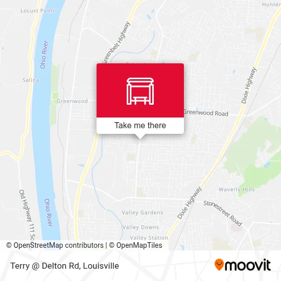 Terry @ Delton Rd map
