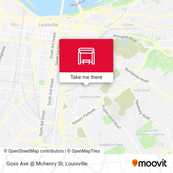 Goss Ave @ Mchenry St map