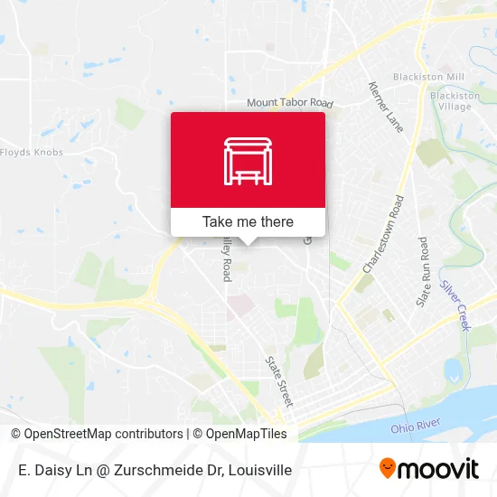 E. Daisy Ln @ Zurschmeide Dr map