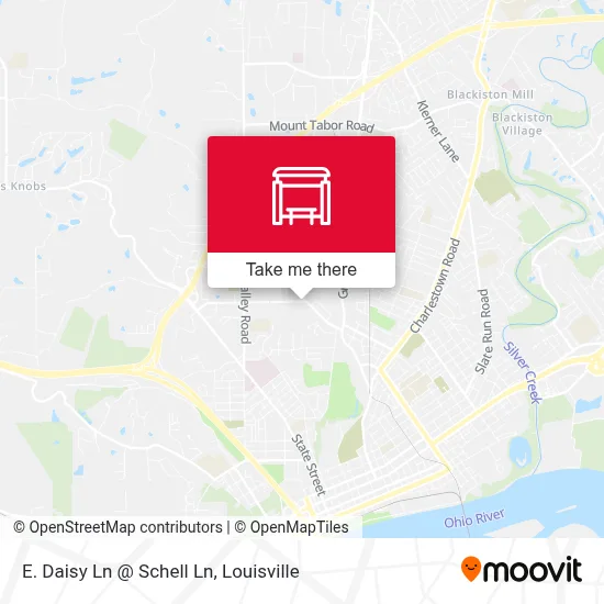 E. Daisy Ln @ Schell Ln map