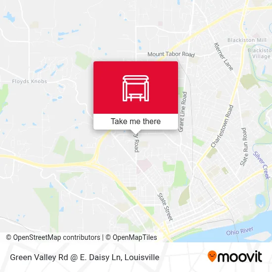 Green Valley Rd @ E. Daisy Ln map