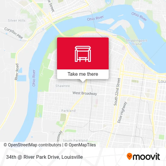 34th @ River Park Drive map