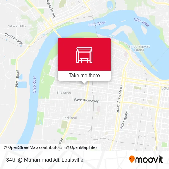 34th @ Muhammad Ali map