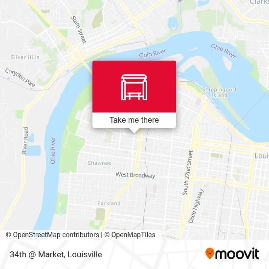 34th @ Market map