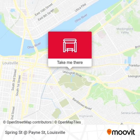 Mapa de Spring St @ Payne St