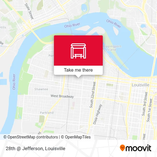 28th @ Jefferson map