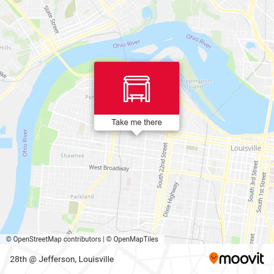 28th @ Jefferson map