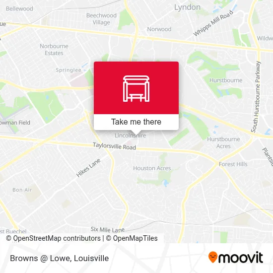 Browns @ Lowe map