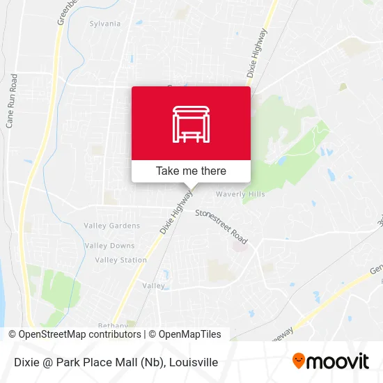 Dixie @ Park Place Mall (Nb) map