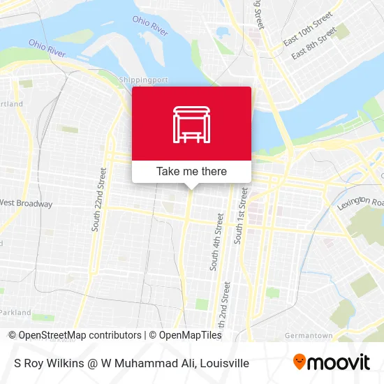 S Roy Wilkins @ W Muhammad Ali map