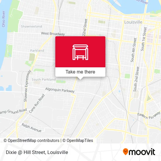 Dixie @ Hill Street map