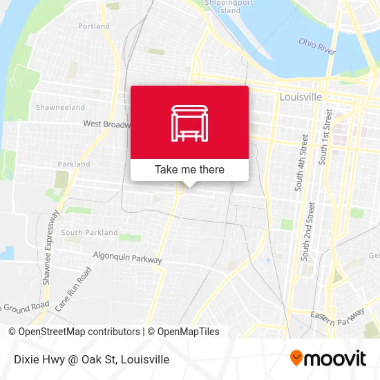 Dixie Hwy @ Oak St map