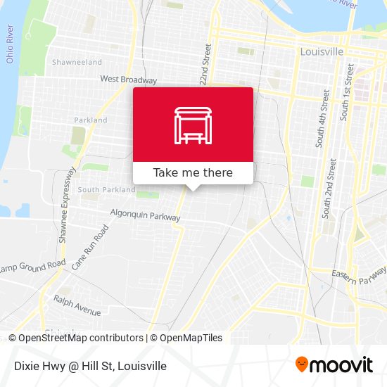 Mapa de Dixie Hwy @ Hill St