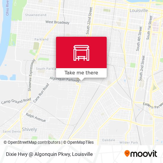 Dixie Hwy @ Algonquin Pkwy map