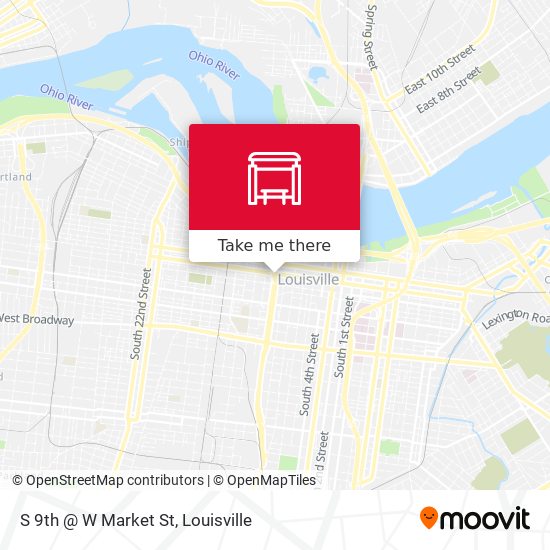 S 9th @ W Market St map