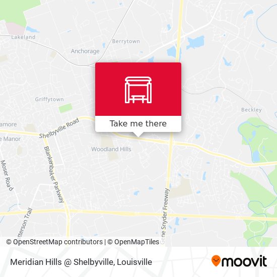 Mapa de Meridian Hills @ Shelbyville