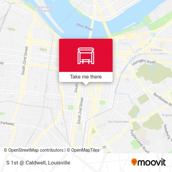 S 1st @ Caldwell map