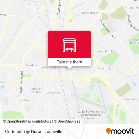 Crittenden @ Huron map