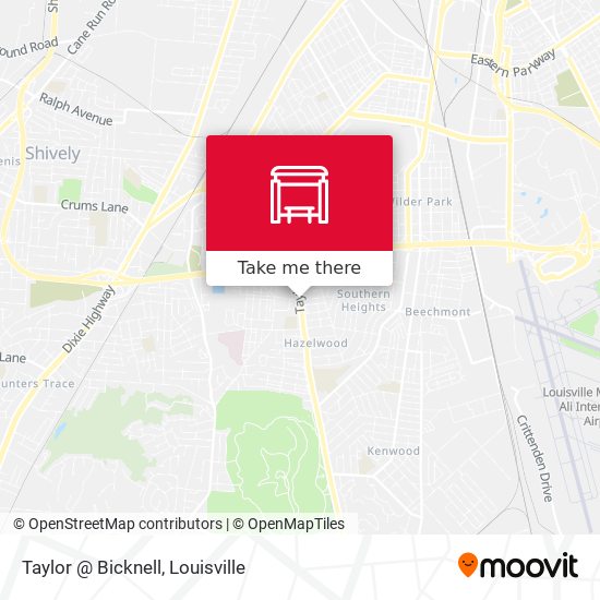 Taylor @ Bicknell map