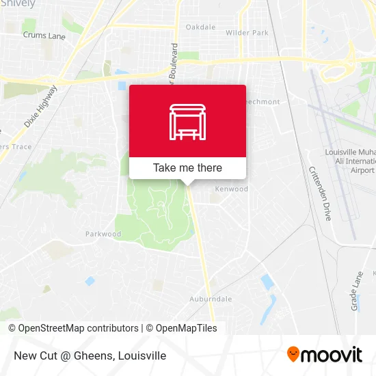 New Cut @ Gheens map