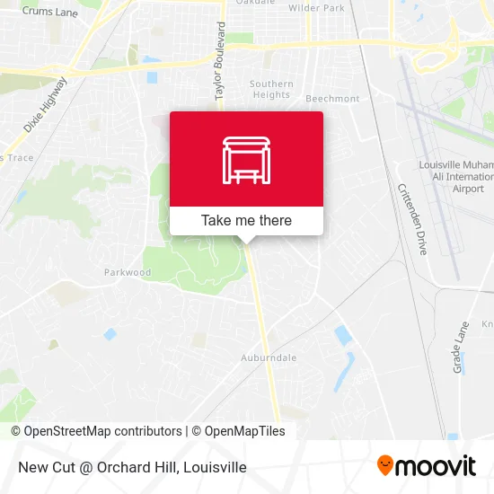 New Cut @ Orchard Hill map