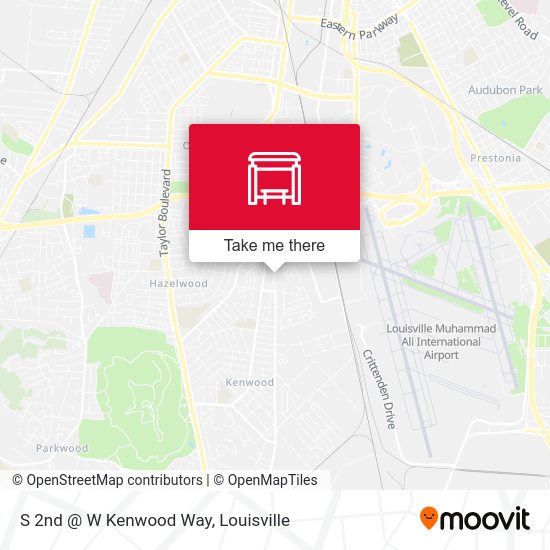 S 2nd @ W Kenwood Way map