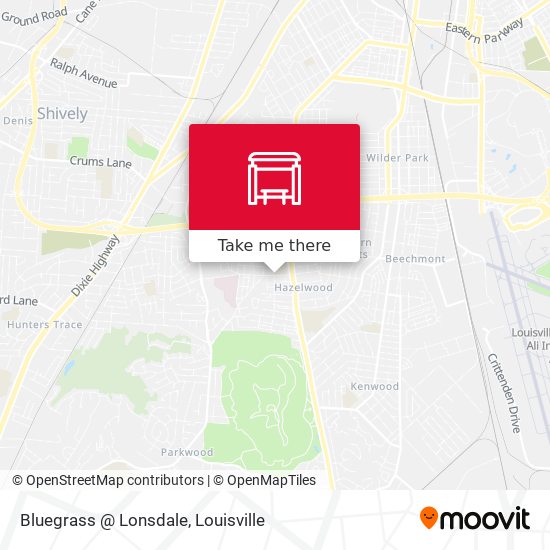 Bluegrass @ Lonsdale map