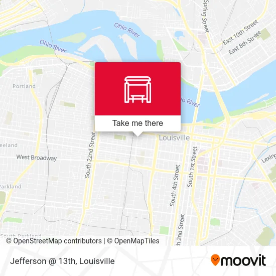 Jefferson @ 13th map