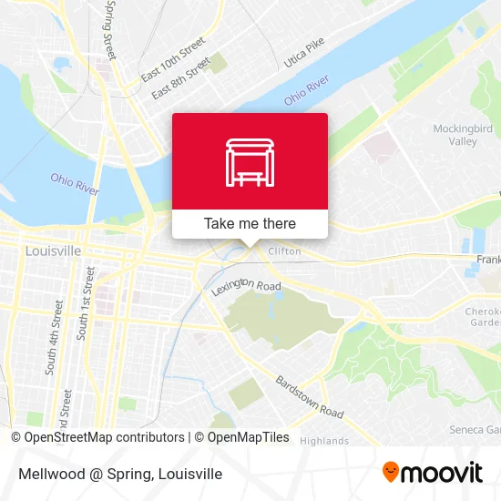 Mellwood @ Spring map