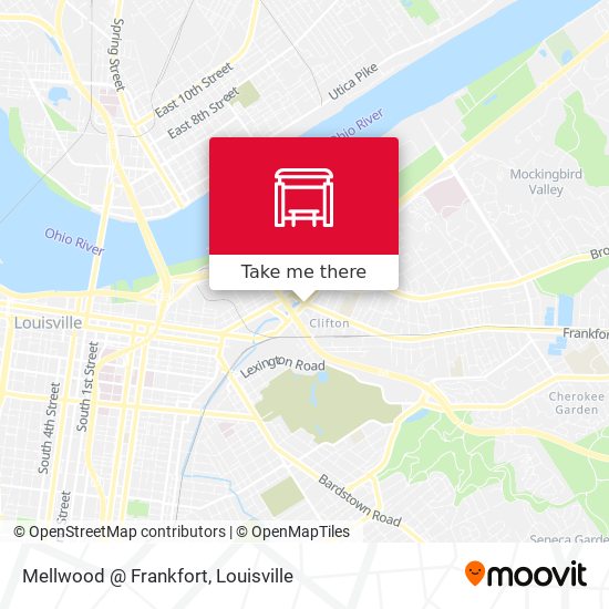 Mapa de Mellwood @ Frankfort