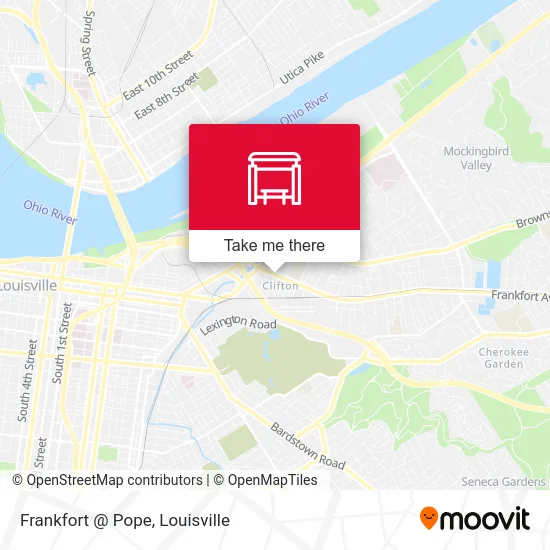 Frankfort @ Pope map