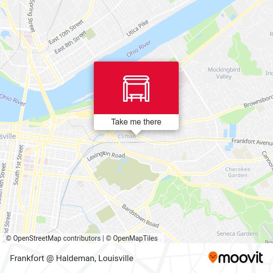 Mapa de Frankfort @ Haldeman