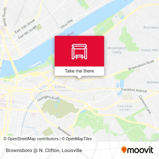 Brownsboro @ N. Clifton map