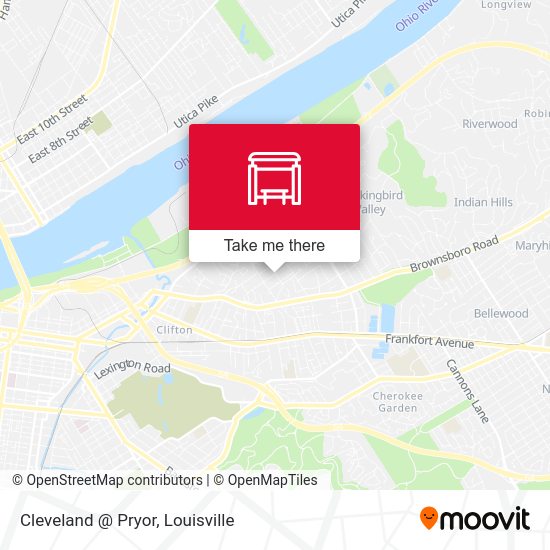 Cleveland @ Pryor map