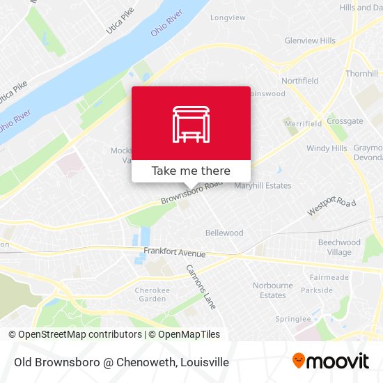 Mapa de Old Brownsboro @ Chenoweth