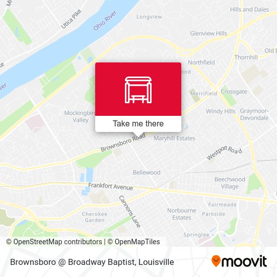 Mapa de Brownsboro @ Broadway Baptist