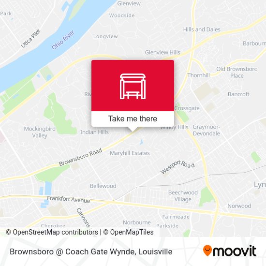 Mapa de Brownsboro @ Coach Gate Wynde