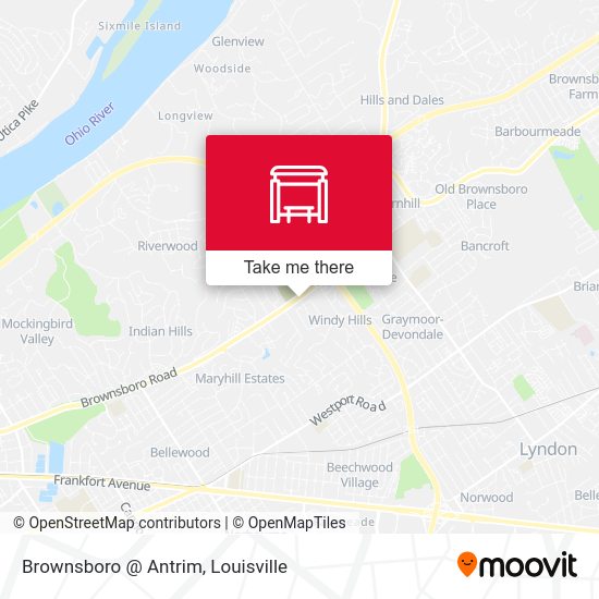 Brownsboro @ Antrim map
