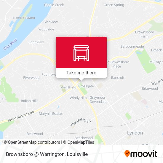 Brownsboro @ Warrington map
