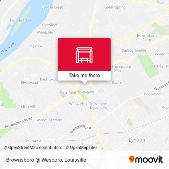 Brownsboro @ Wesboro map
