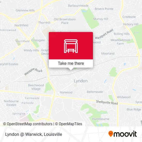 Lyndon @ Warwick map