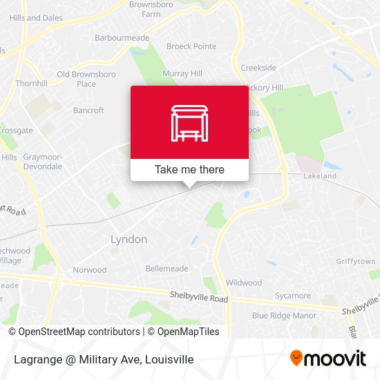 Lagrange @ Military Ave map