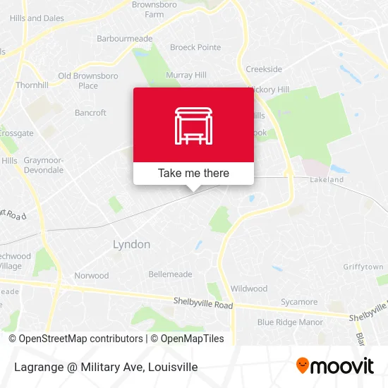Lagrange @ Military Ave map